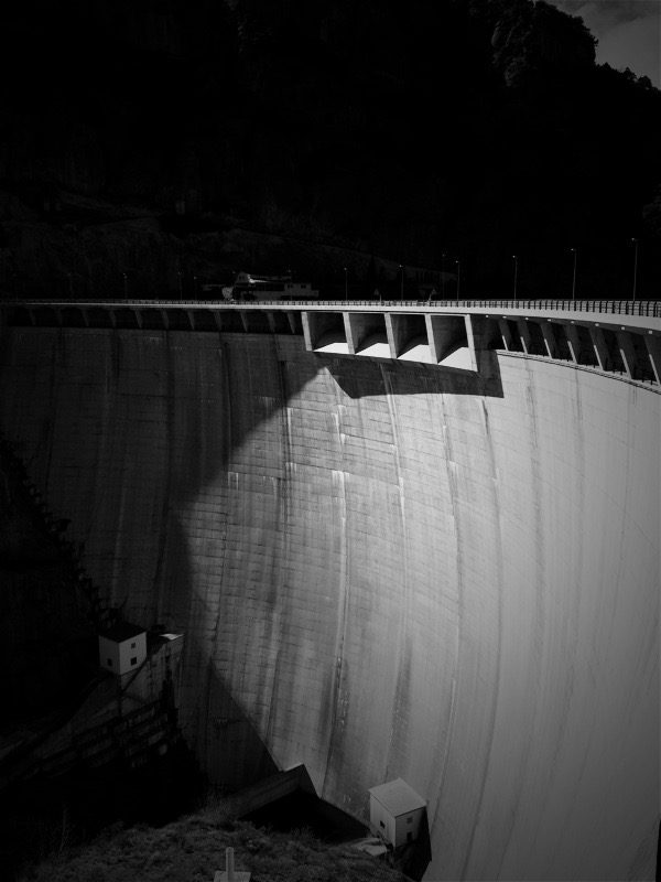Dam location shot, China