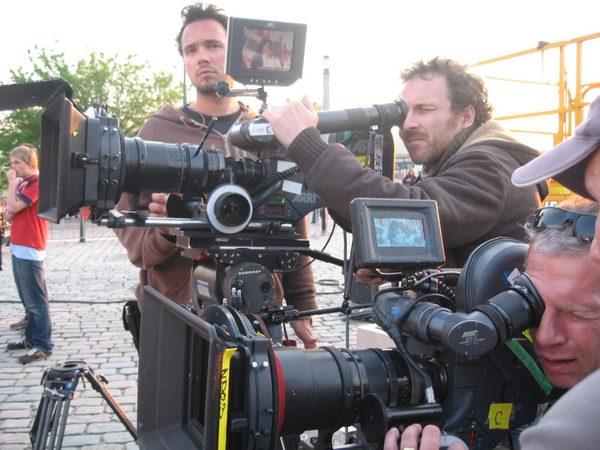 Camera operators on ARRI cameras, Prague
